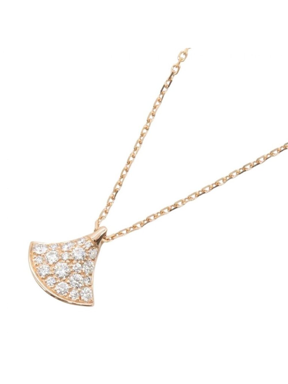 Bvlgari Necklace Diva's Dream Diamond 40.5 18k Pink Gold